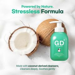 TS SHAMPOO fruity fragrance packaging showing allergy-free daily use