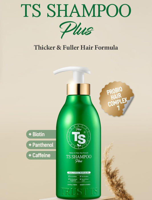 TS Shampoo Plus luxuriant lather during scalp massage