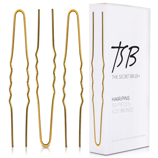 TSB Fura No.1 bronze jumbo hair pin with 3x retention for secure updos.