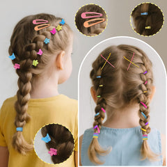 TsMADDTs colorful hair styling set shown in use for everyday school and play