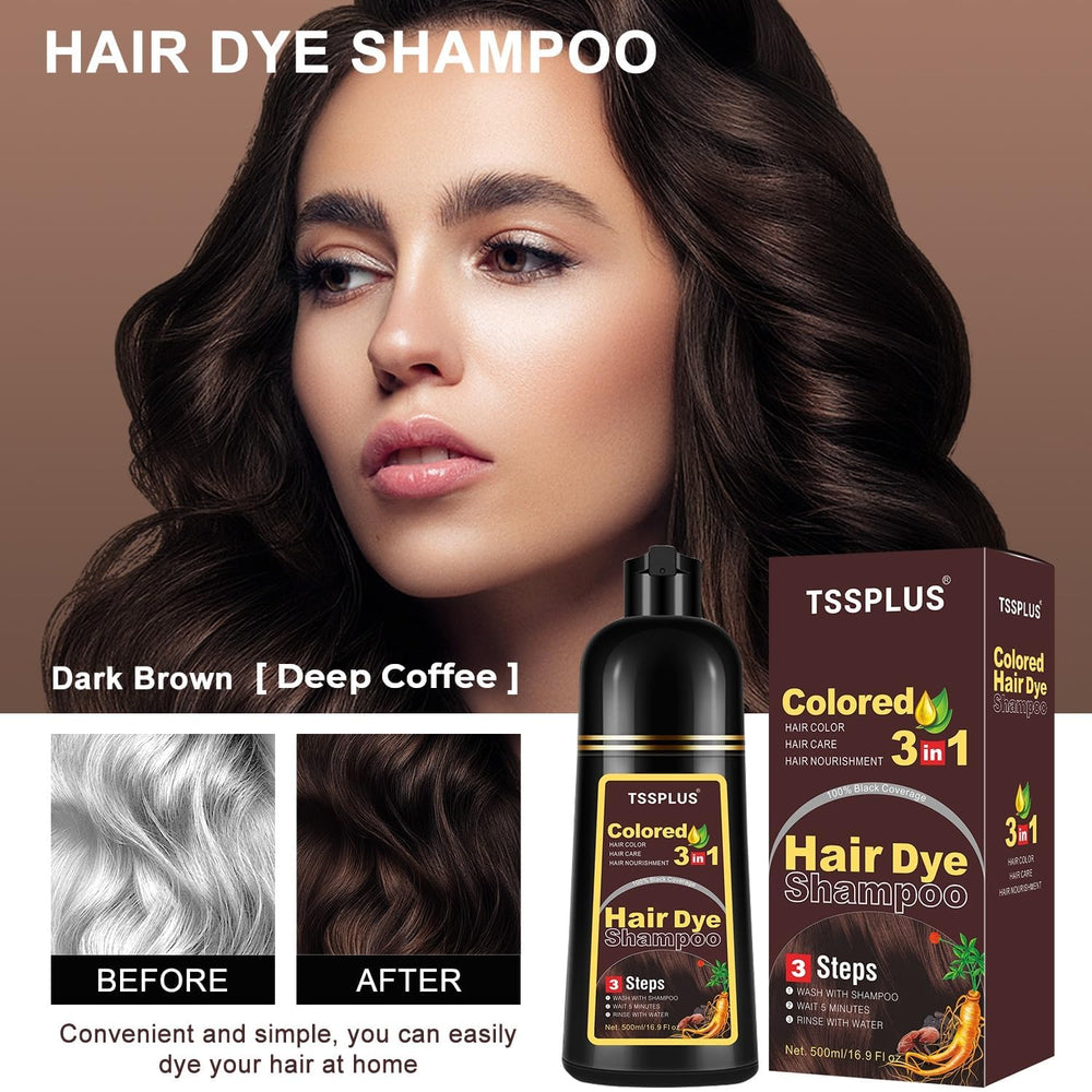 TSSPLUS easy at-home dye application emphasizes no bowls or brushes needed.