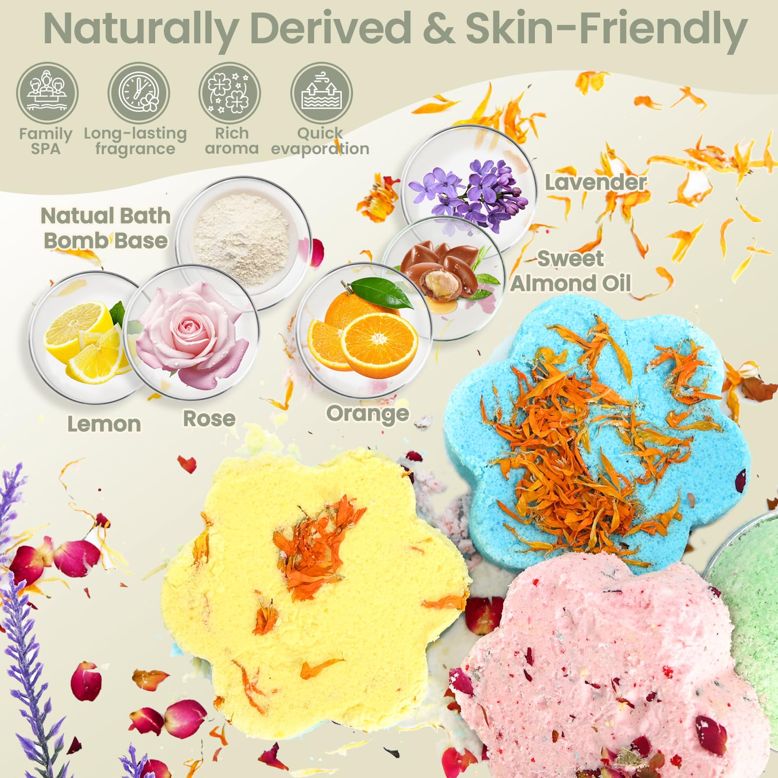 TSVATE dual molds offering classic round and petal shapes for variety