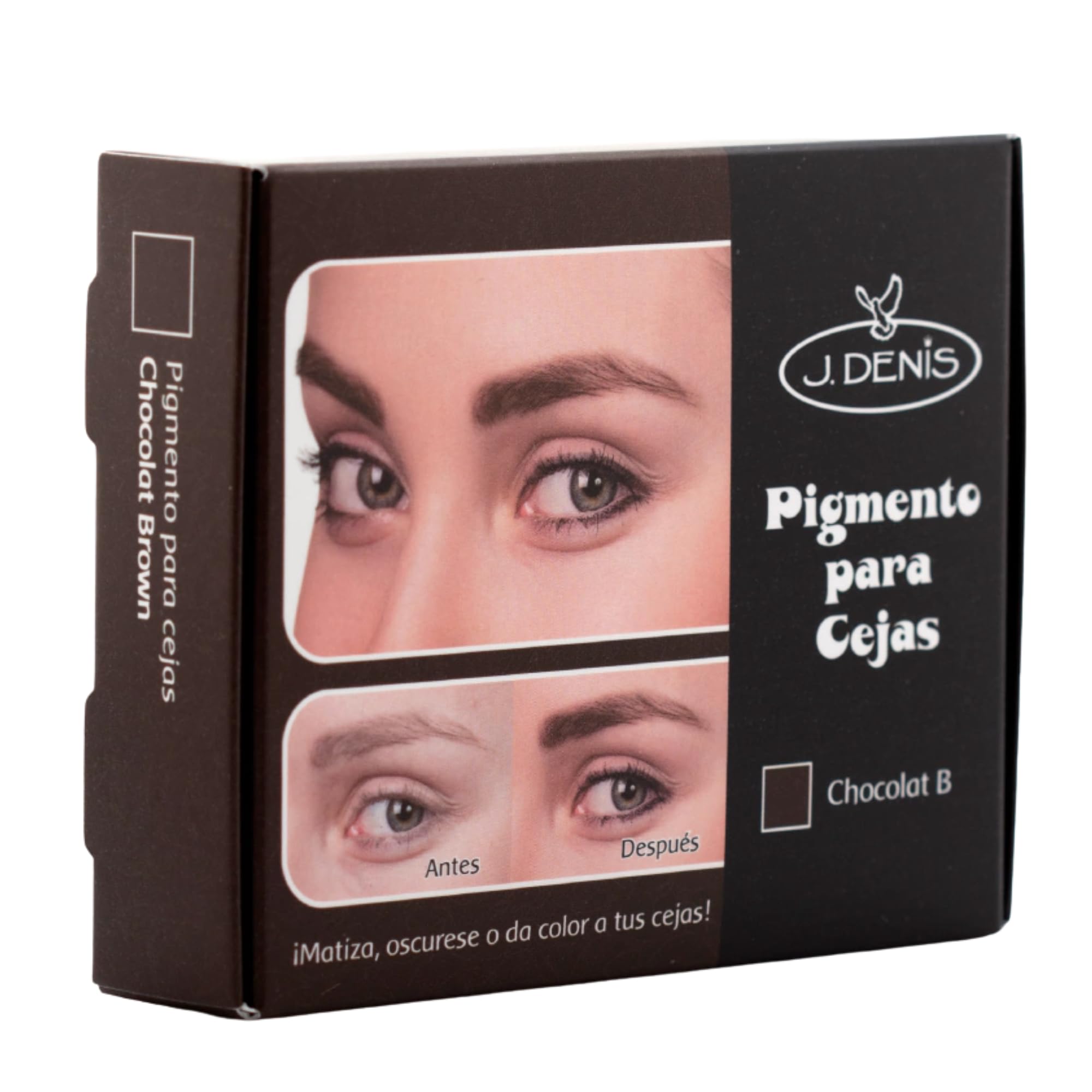 Tu Salud Plus J Denis Eyebrow Pigment Chocolate tube 8g for natural, long-lasting brows
