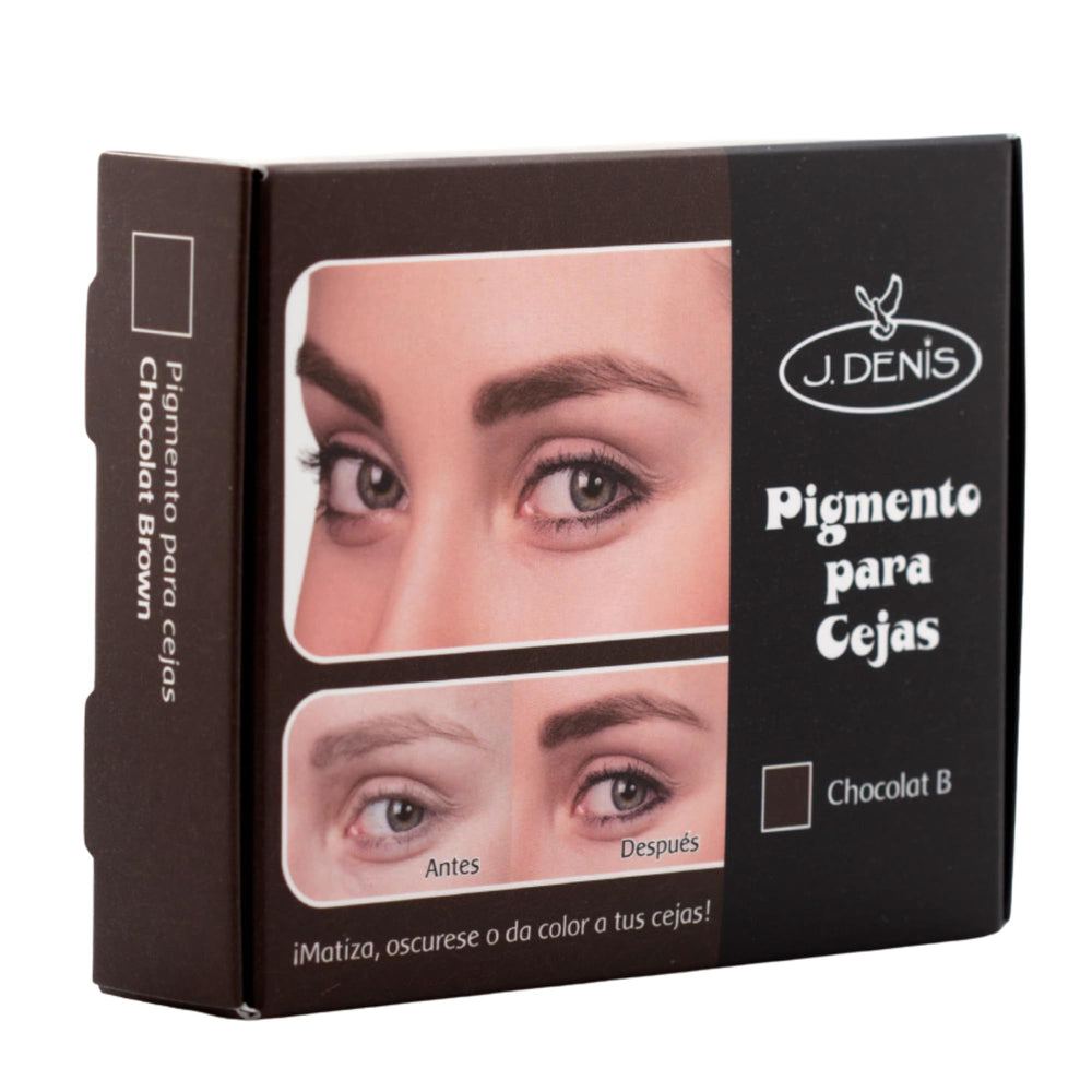 Tu Salud Plus J Denis Eyebrow Pigment Chocolate tube 8g for natural, long-lasting brows