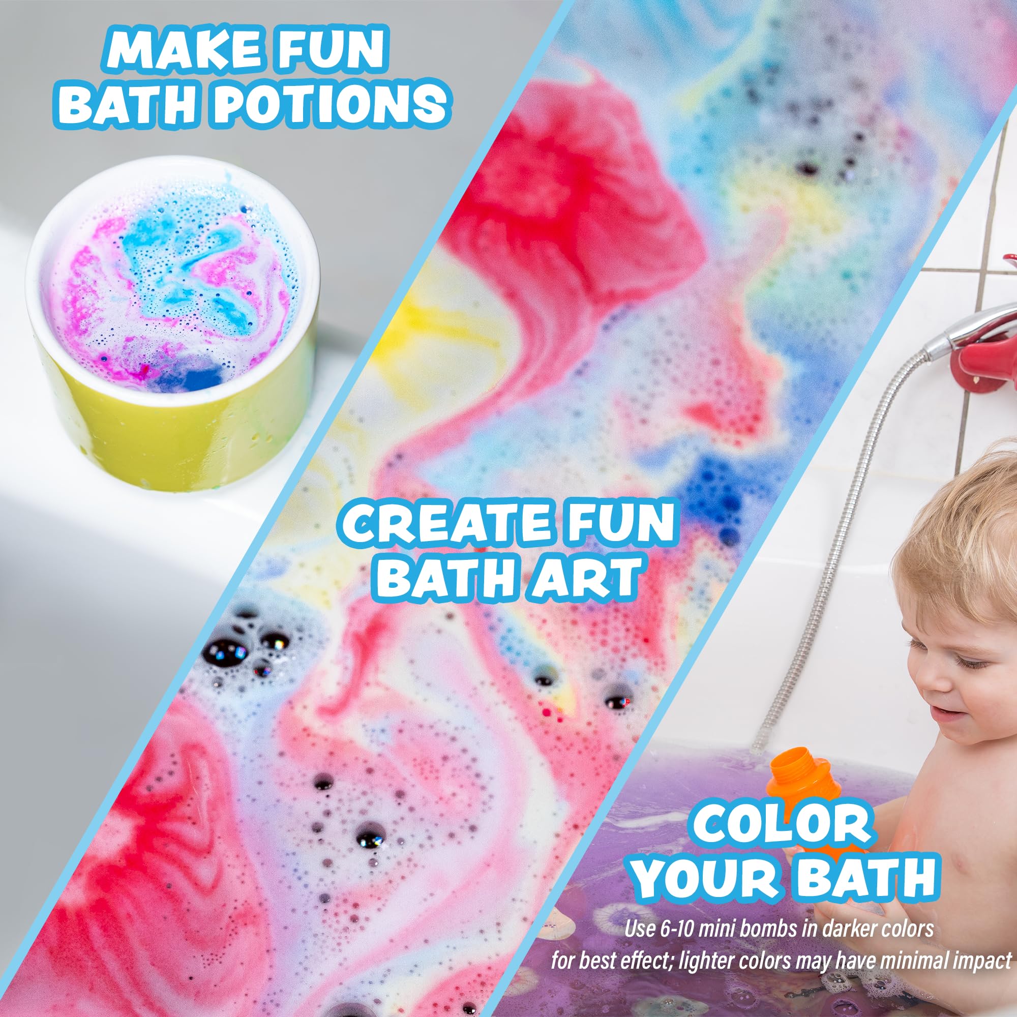 Tub Works Lil' Bursts candy scent enhances the bath mood and fun.