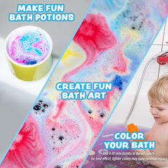 Tub Works Lil' Bursts candy scent enhances the bath mood and fun.