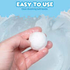 Tub Works Dye-free formula highlights gentle, skin-friendly bath time