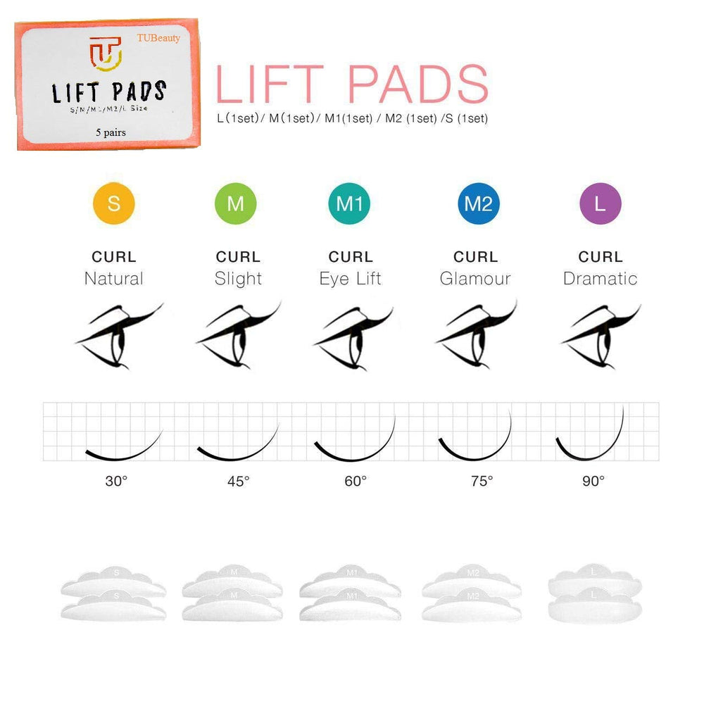 TUBeauty Lash Lift Kit in use during perming demonstrating beginner-friendly steps