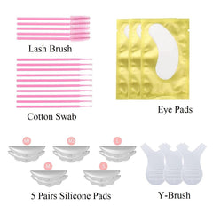 TUBeauty Lash Lift Kit eye pads included for gentle prep and comfort