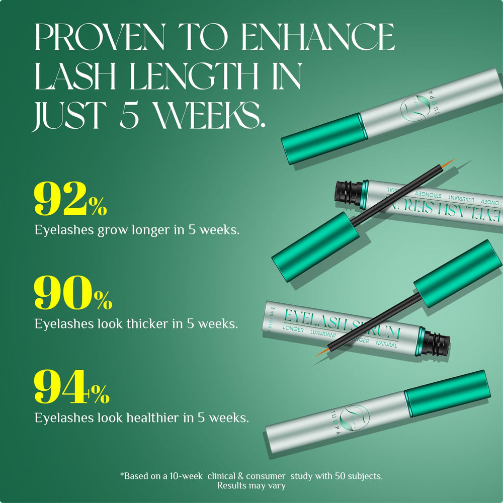 TUDPA Eyelash Serum vegan cruelty-free symbol emphasizing ethical eye care