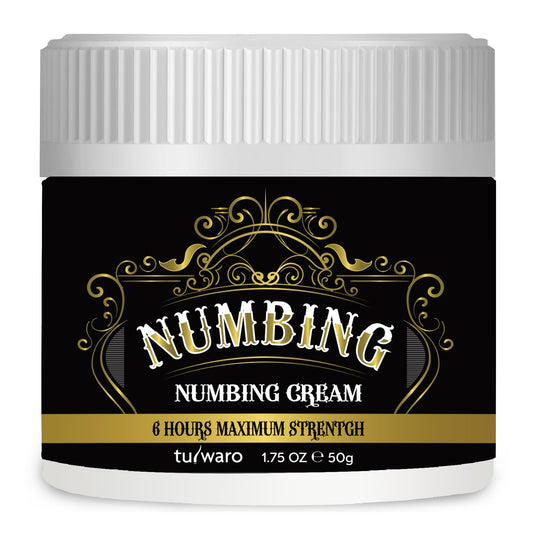 Tuiwaro Numbing Cream Extra Strength tube close-up for fast relief