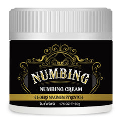 Tuiwaro Numbing Cream Extra Strength tube close-up for fast relief