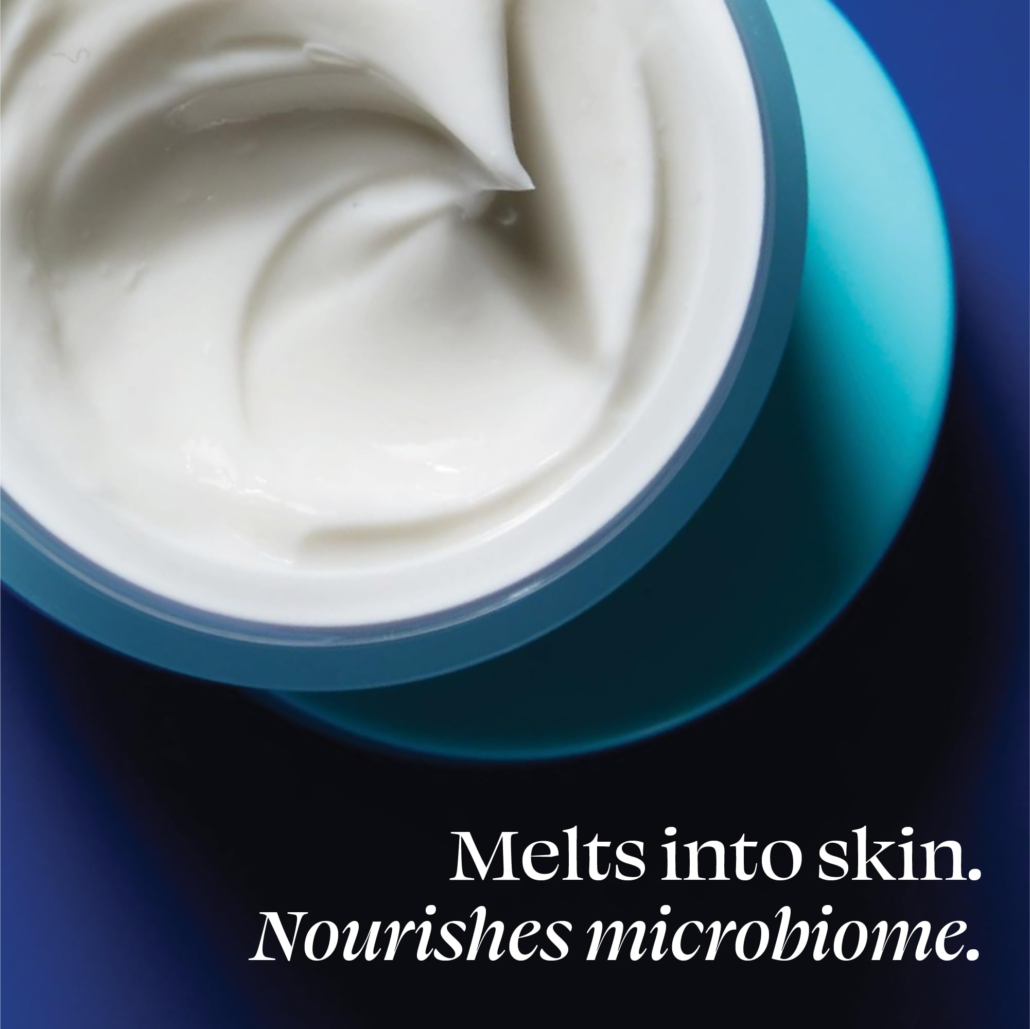 TULA jar open to reveal cream with watermelon extract benefits for balanced skin.