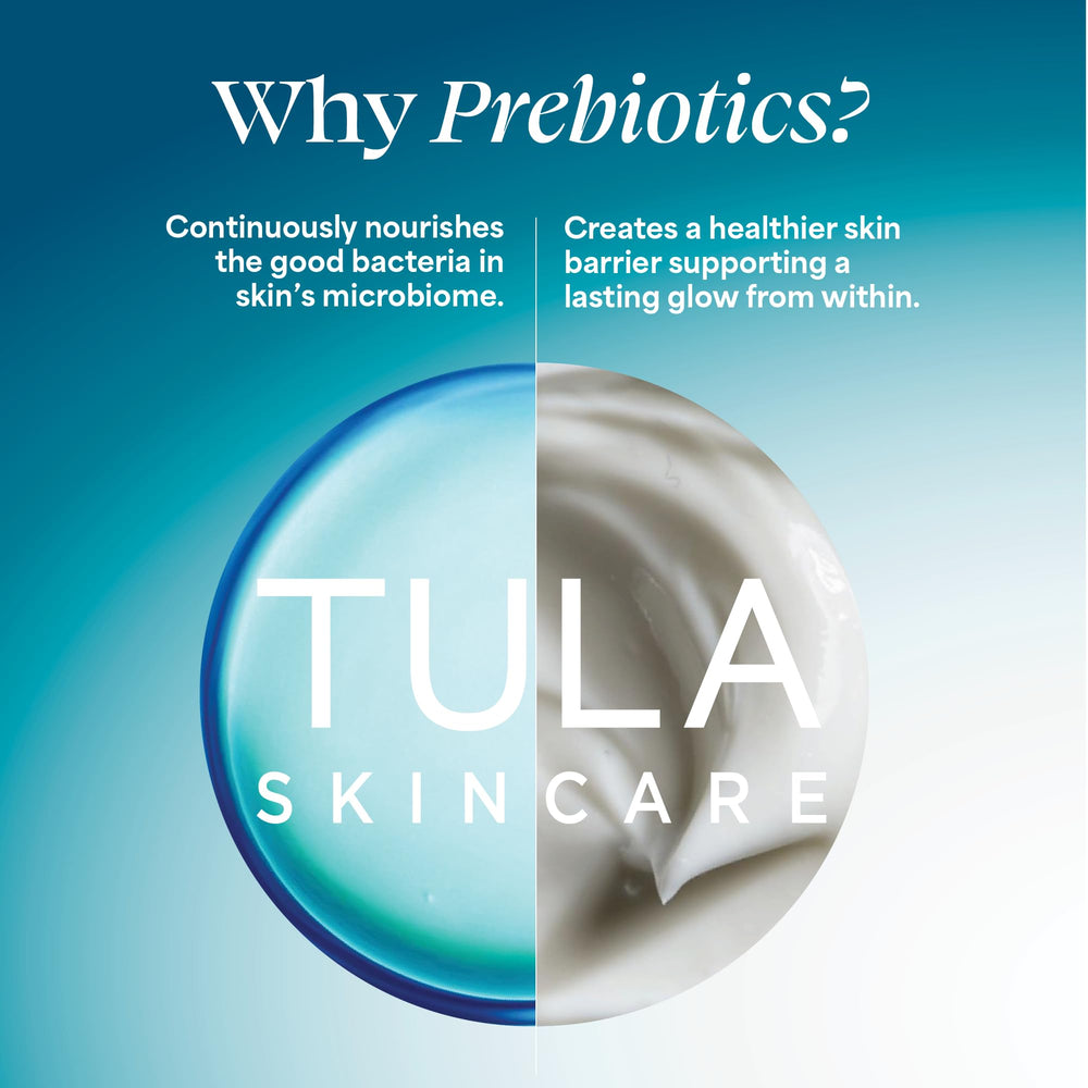 Probiotic extracts imagery indicating balanced, healthy-looking skin.