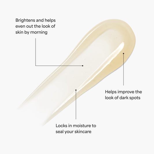 TULA Bedtime whipped oil texture close-up, velvety feel for nighttime hydration.
