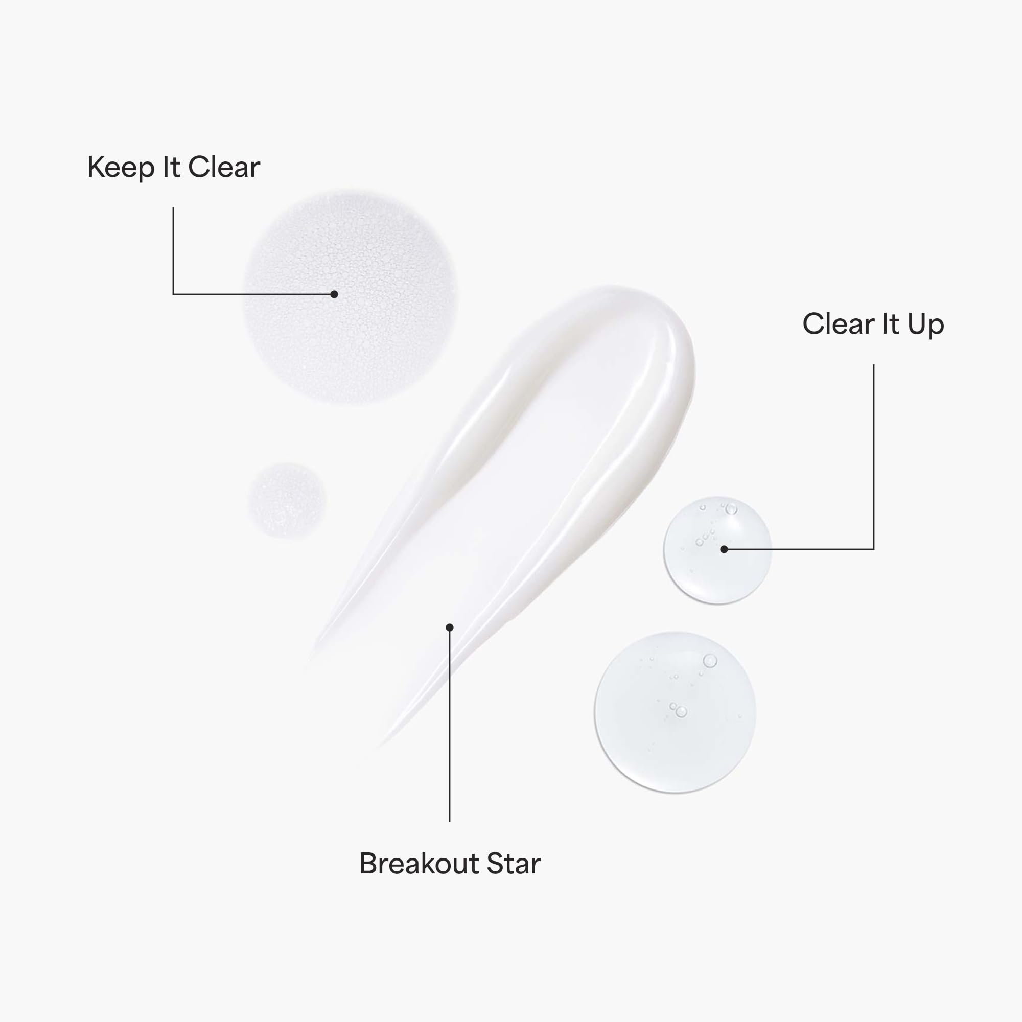 TULA Clear It Up acne clearing gel tube showing pore-clearing action.