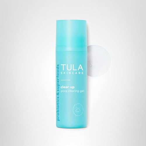 TULA Clear Up box front emphasizes fragrance-free, alcohol-free formula for all skin types.