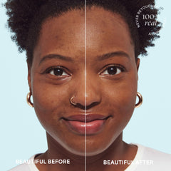 TULA concealer swirl and blend on skin for seamless, natural finish.