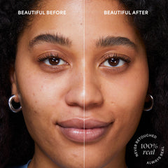TULA Glow finish on skin close-up showing makeup-ready base