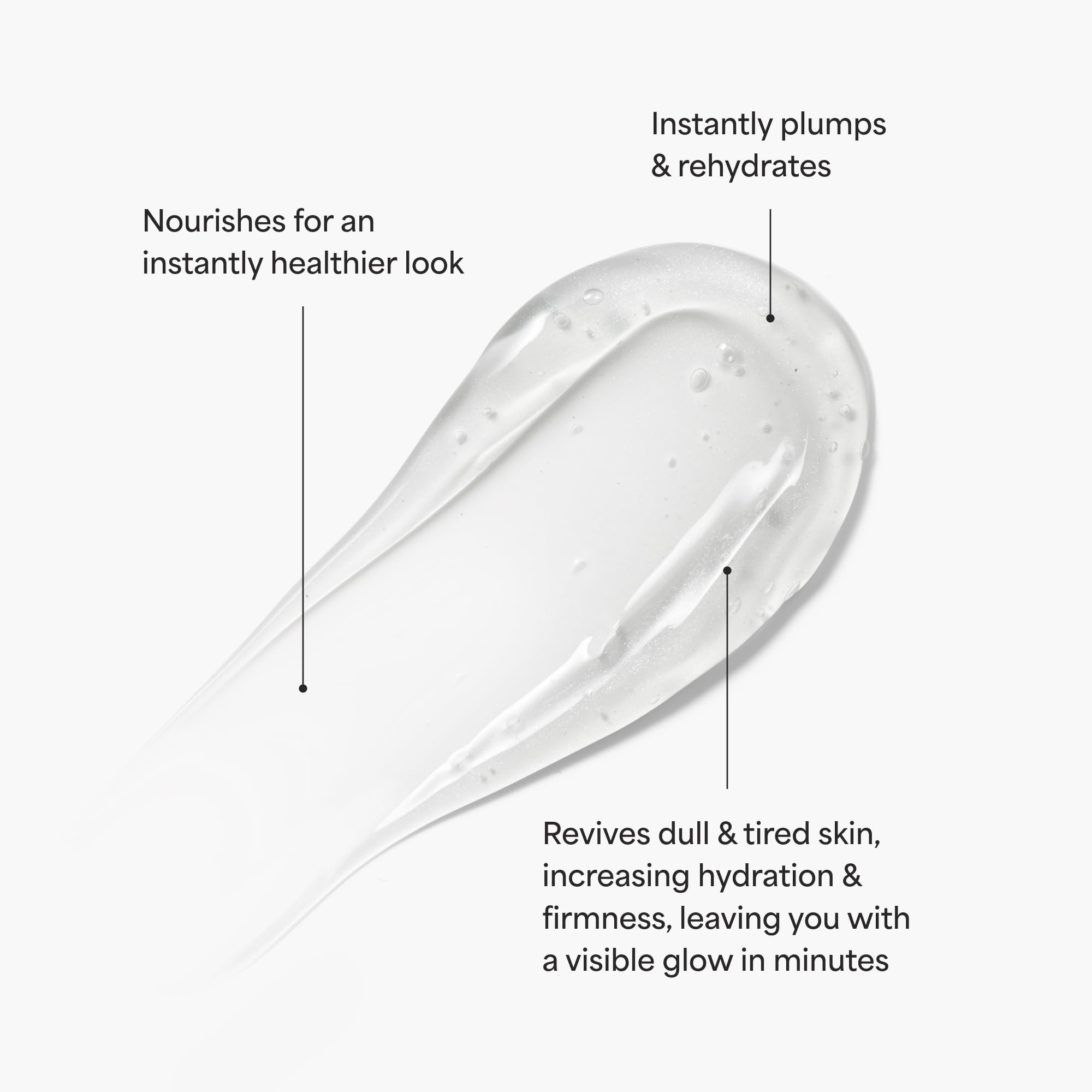 TULA H2Oasis hydration closeup highlights creamy texture delivering moisture and a dewy feel.