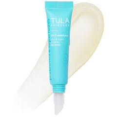 TULA lip mask jar delivers 24-7 hydration for soft lips.
