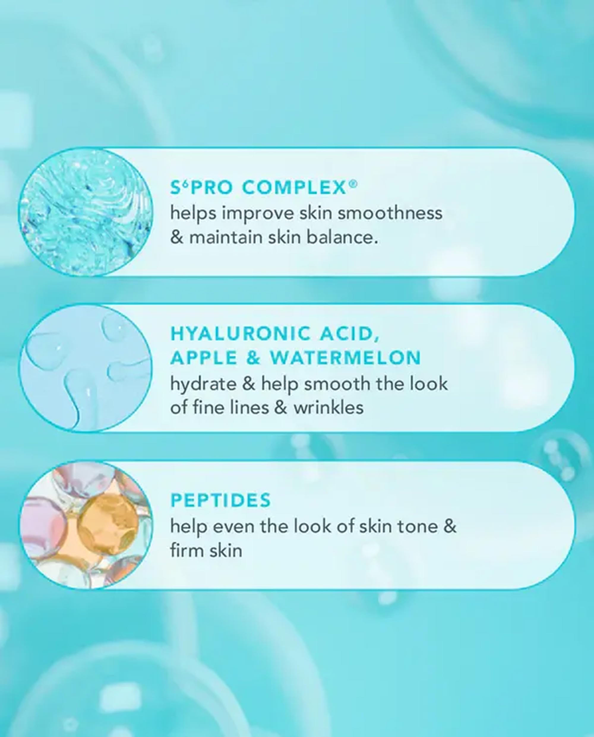 TULA Moisture Minis kit highlighting probiotic extracts and peptides.