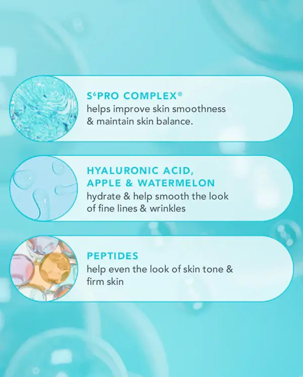 TULA Moisture Minis kit highlighting probiotic extracts and peptides.