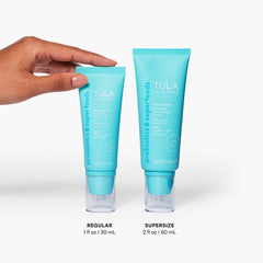 TULA primer Luna packaging box highlights probiotic skincare benefits.