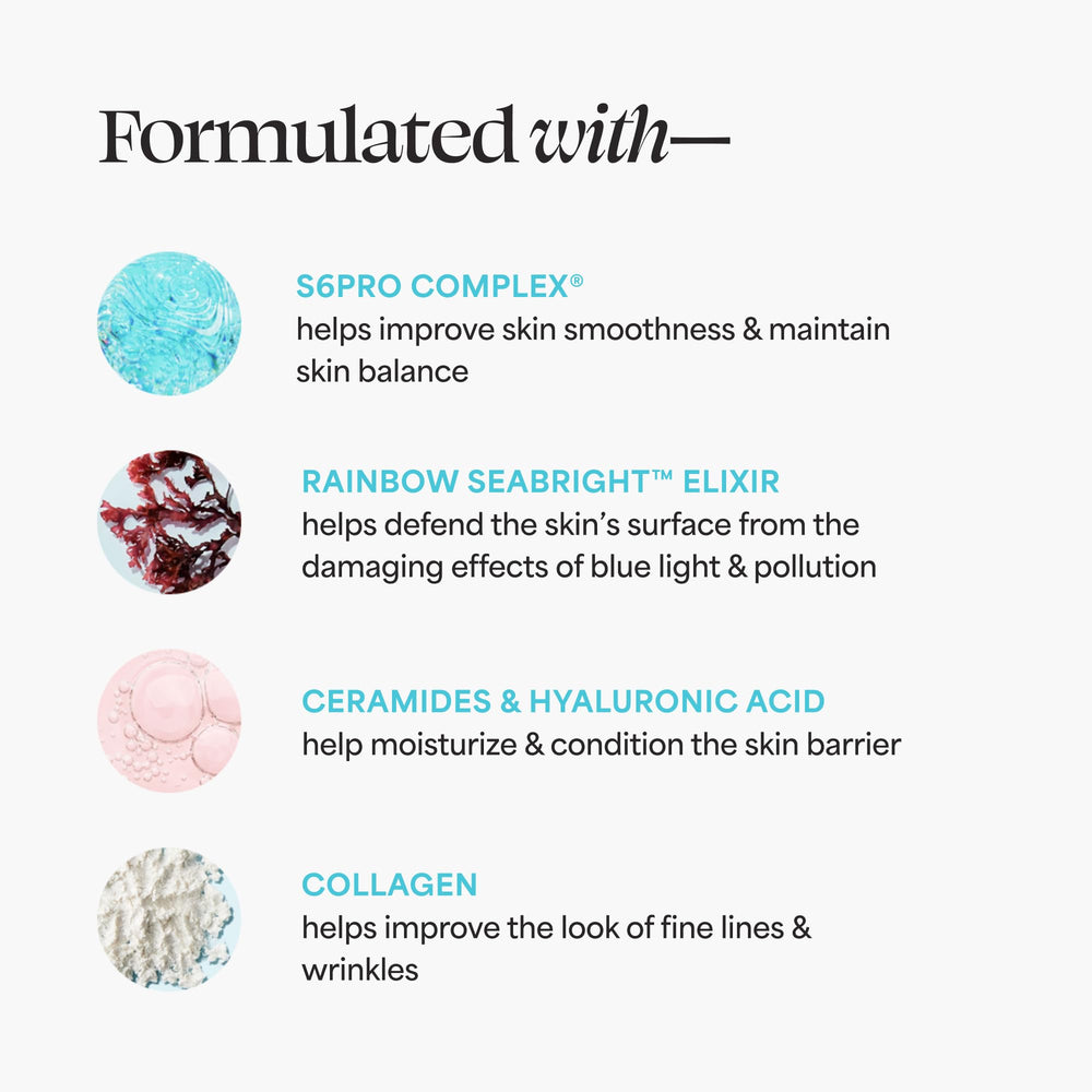 TULA probiotic-extract glow closeup emphasizing skin-friendly ingredients