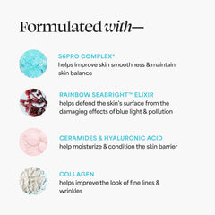 TULA probiotic-extract glow closeup emphasizing skin-friendly ingredients