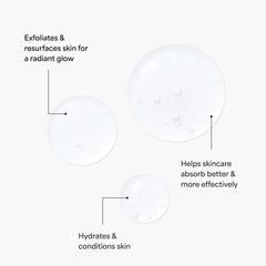 TULA Secret Solution Pro-Glycolic Toner label view highlighting glycolic acid formula