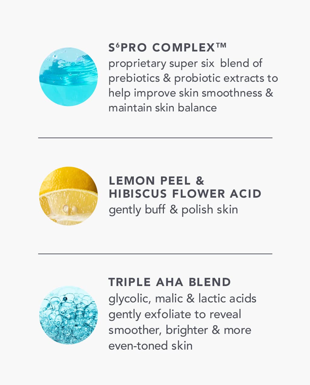 TULA Take Care + Polish exfoliating particles buff dull skin effectively