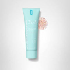 TULA Take Care + Polish rinse-off formula in shower routine