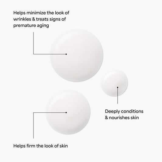 TULA Wrinkle Treatment Drops dispensing drops on palm for convenient application