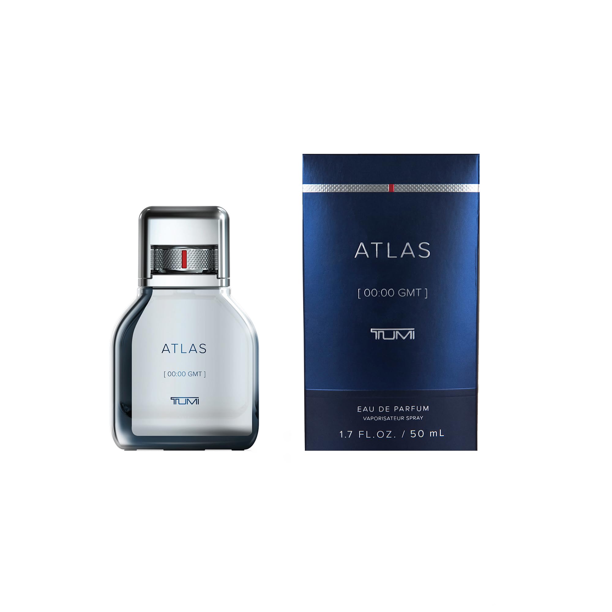 TUMI Atlas bottle close-up highlighting premium design for everyday elegance.