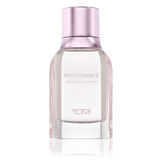 TUMI Renaissance Experience Collector packaging box emphasizes luxury and portability