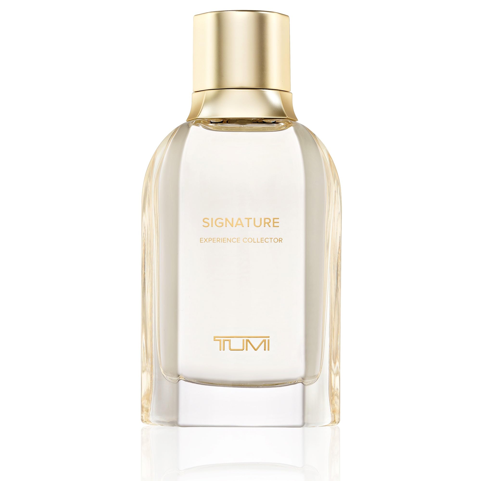 TUMI Signature Experience Collector bottle cap close-up, adds a luxe touch to your routine.