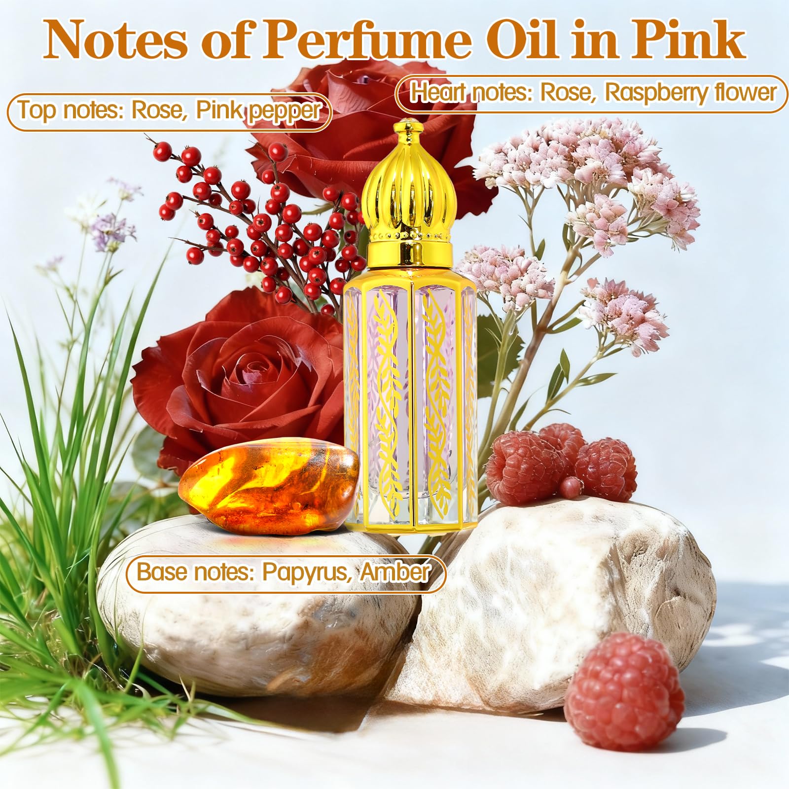 Tuteshow Arabic perfume oil sandalwood roll-on for evening elegance