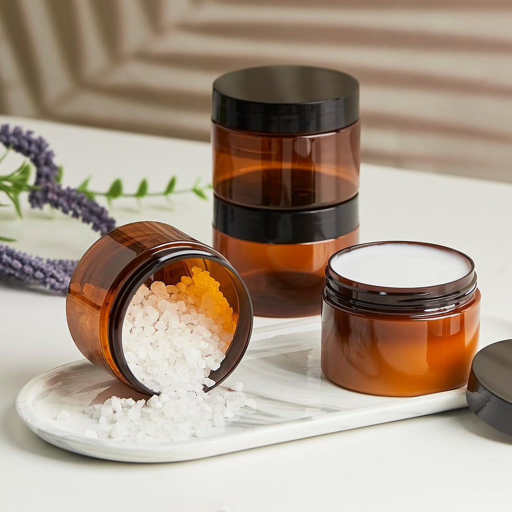 TUZAZO BPA-free PET jar is reusable and refillable.