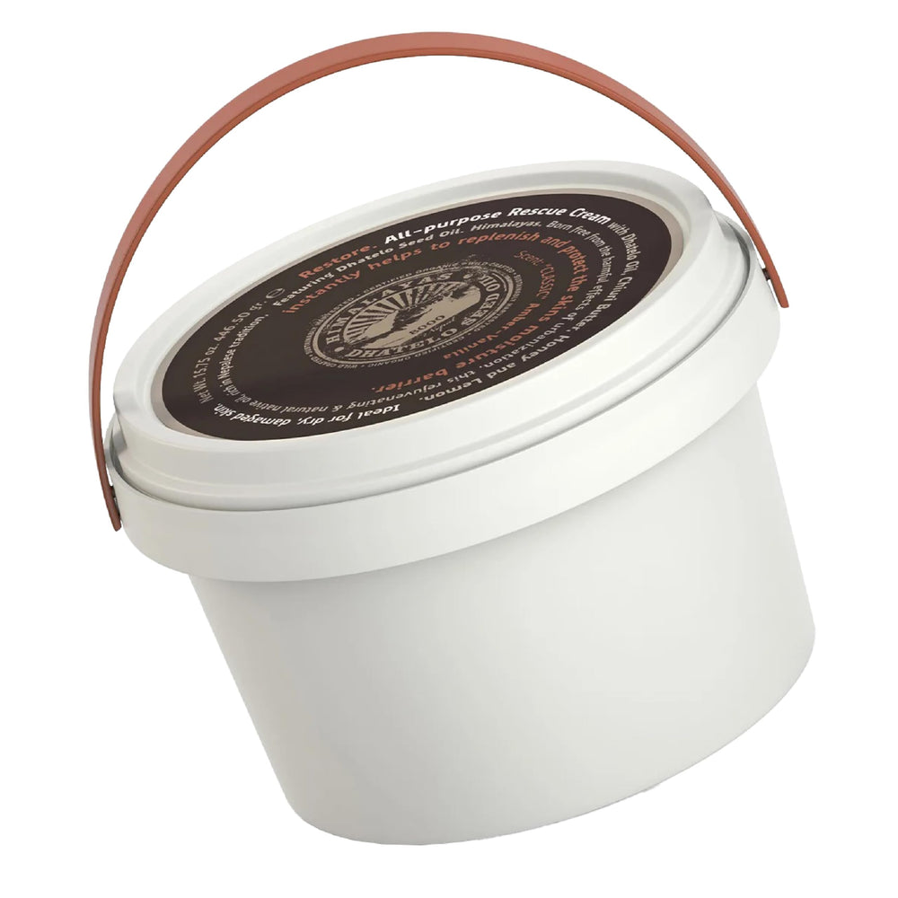 Tweak’d by Nature Restore all-purpose cream texture visible during hands-application.