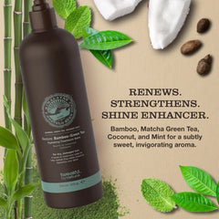 Tweak’d by Nature Restore Leave-In Balm ingredients close-up with matcha and coconut for hydration