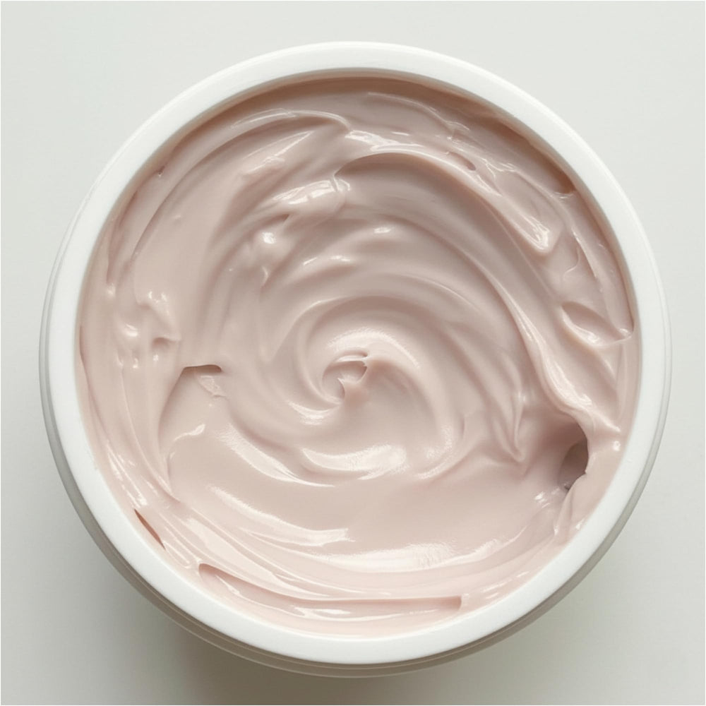 Tweak'd by Nature Yogi-Berry Cream application demonstrates smooth, quick absorption on skin