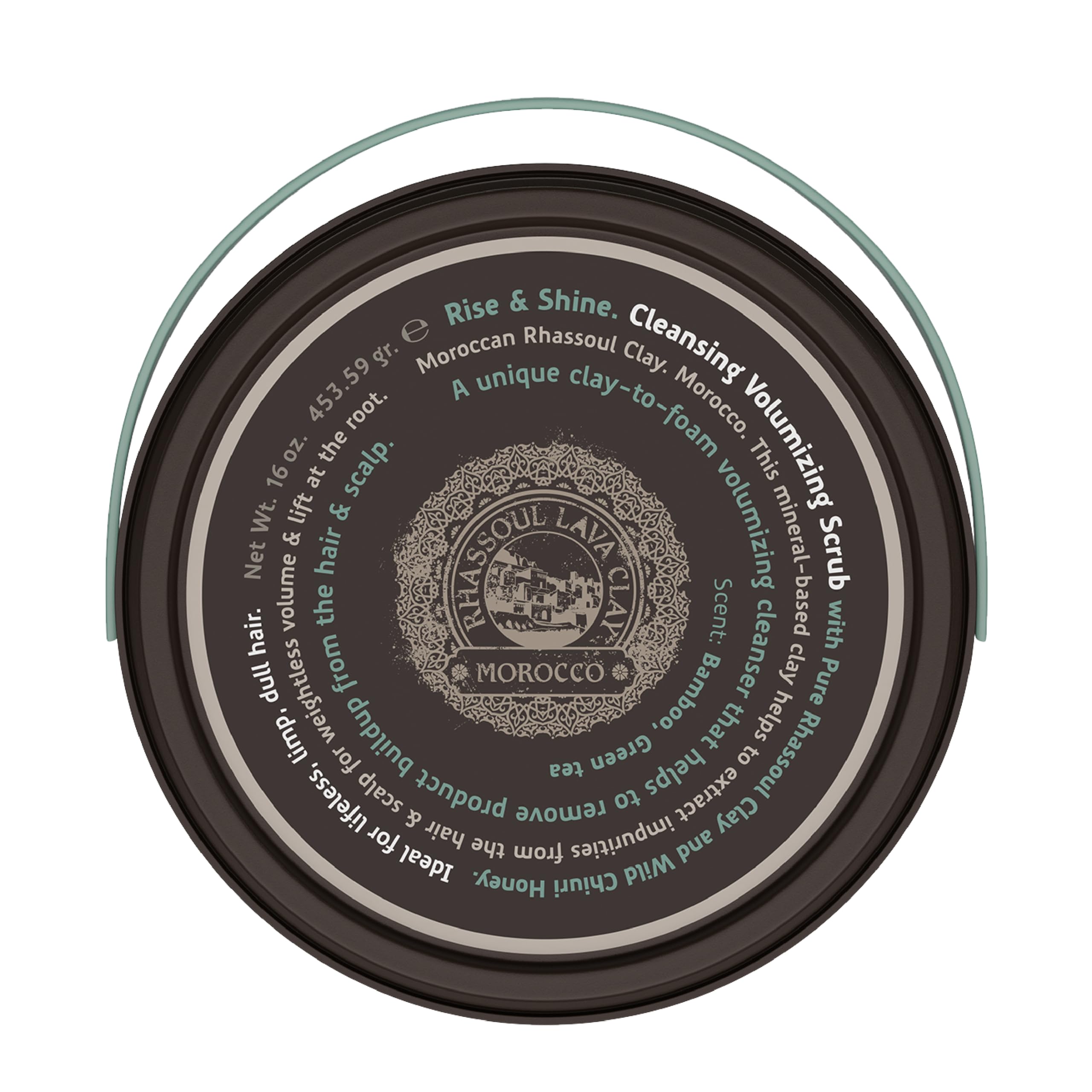 Tweak'd Rise & Shine bottle front view for volumizing scalp cleansing.