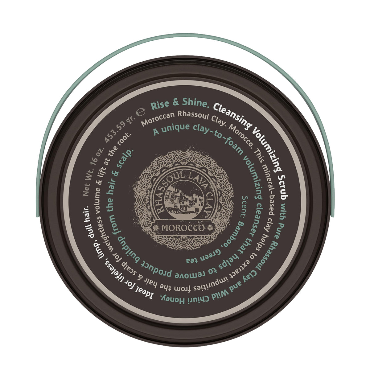 Tweak'd Rise & Shine bottle front view for volumizing scalp cleansing.