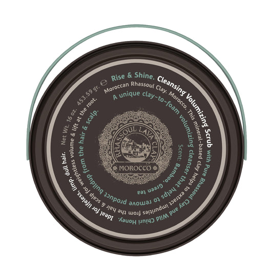 Tweak'd Rise & Shine bottle front view for volumizing scalp cleansing.