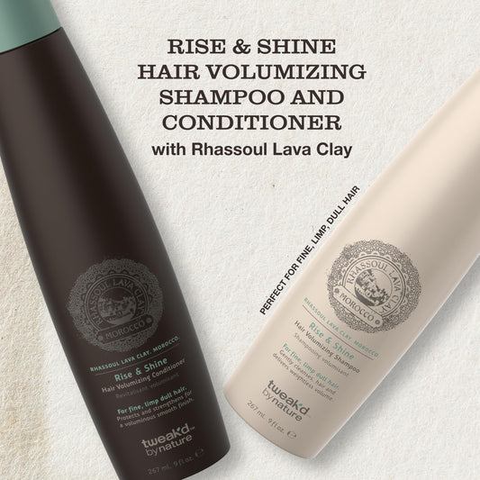 Tweak’d Rise and Shine conditioner bottle highlighting lightweight conditioning for lift