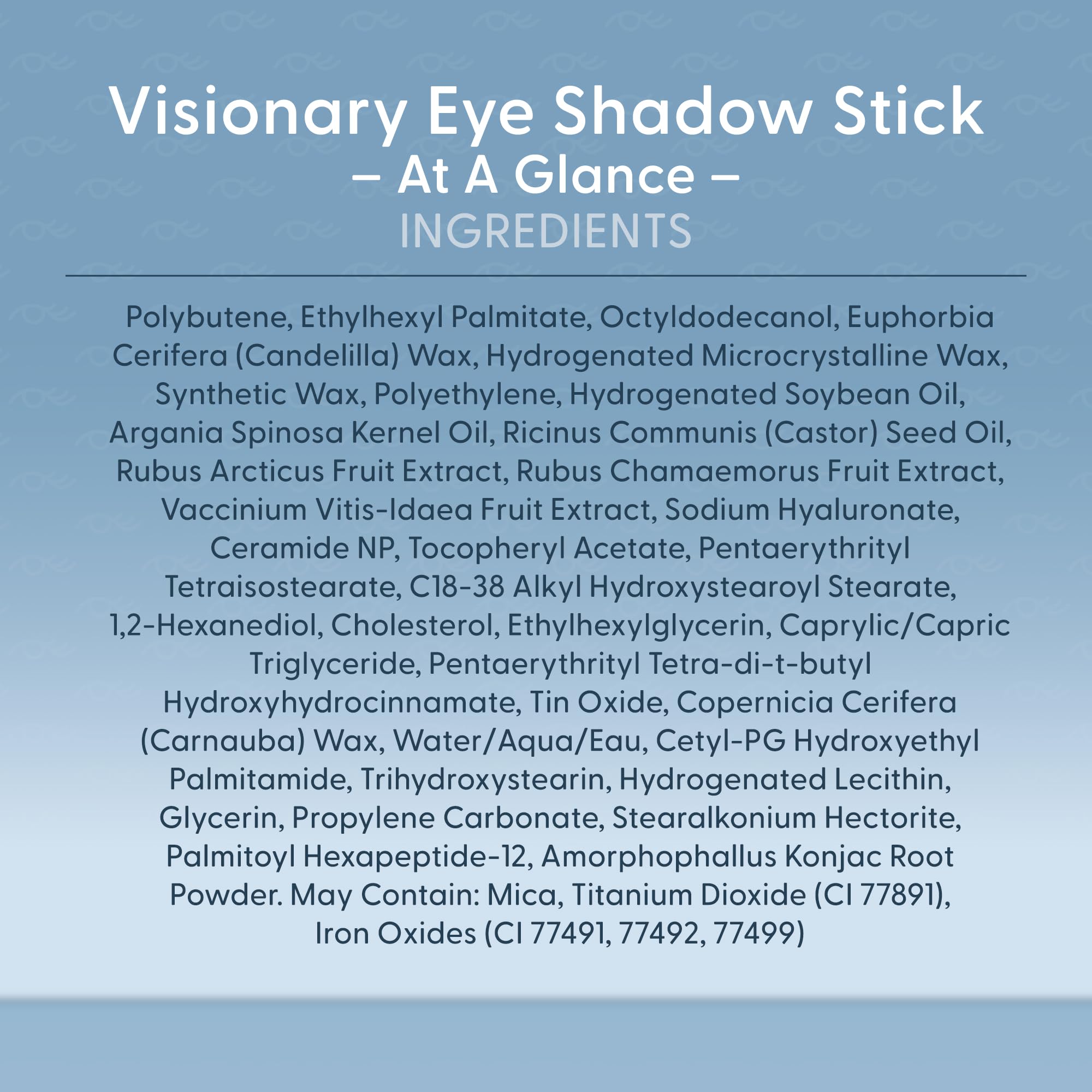 Twenty/Twenty Beauty Visionary Eye Shadow Stick enriched with Vitamin E for nourishing feel.