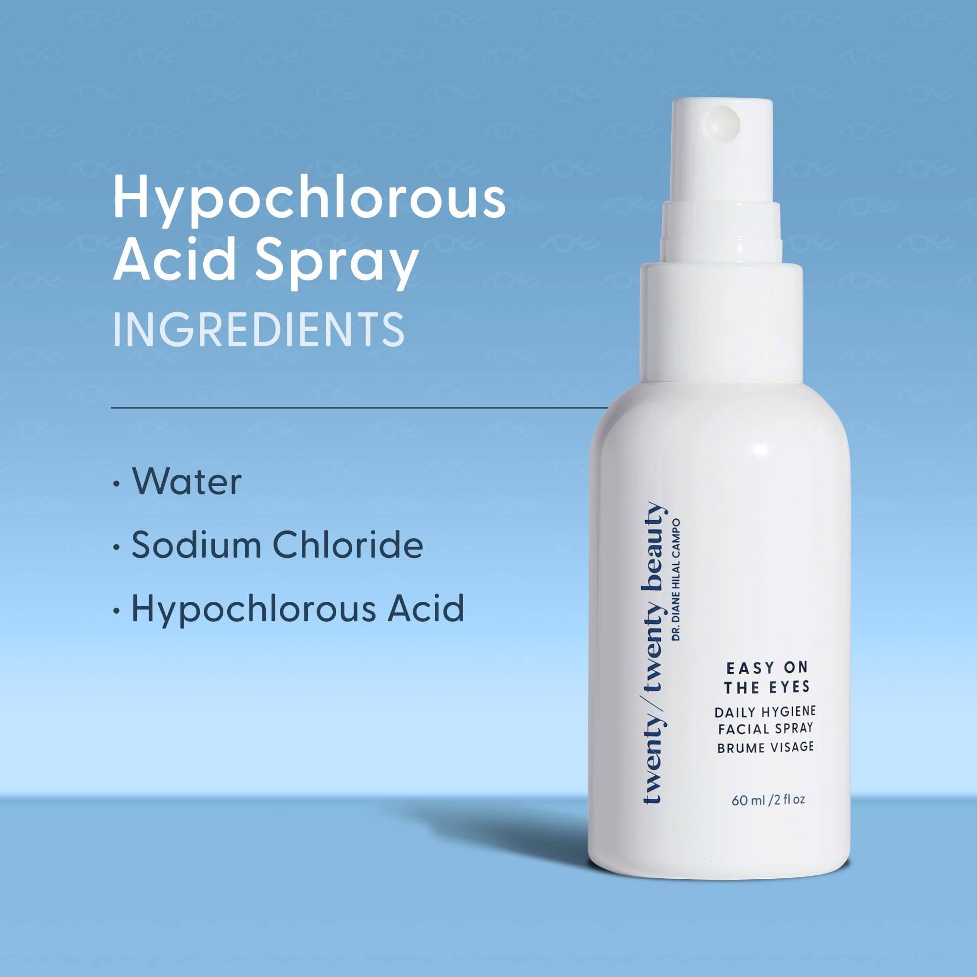 Twenty/Twenty Easy On The Eyes gentle formula cleanses eye area without irritation.