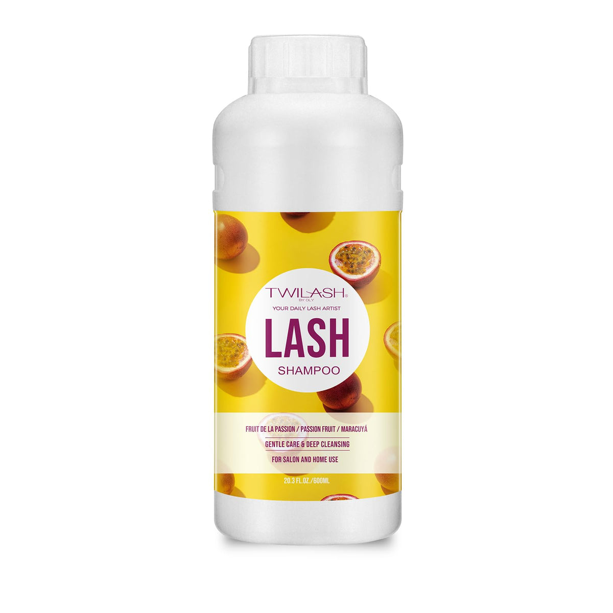 TWILASH BY DLY 600ml lash shampoo bottle pour for extensions and refills