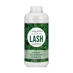 Twilash by DLY lash shampoo bottle with gentle foaming formula for clean lashes.